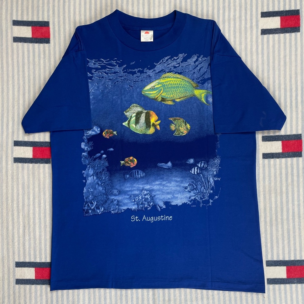 Vintage St. Augustine Fish Ocean Nature short sleeve tee shirt
